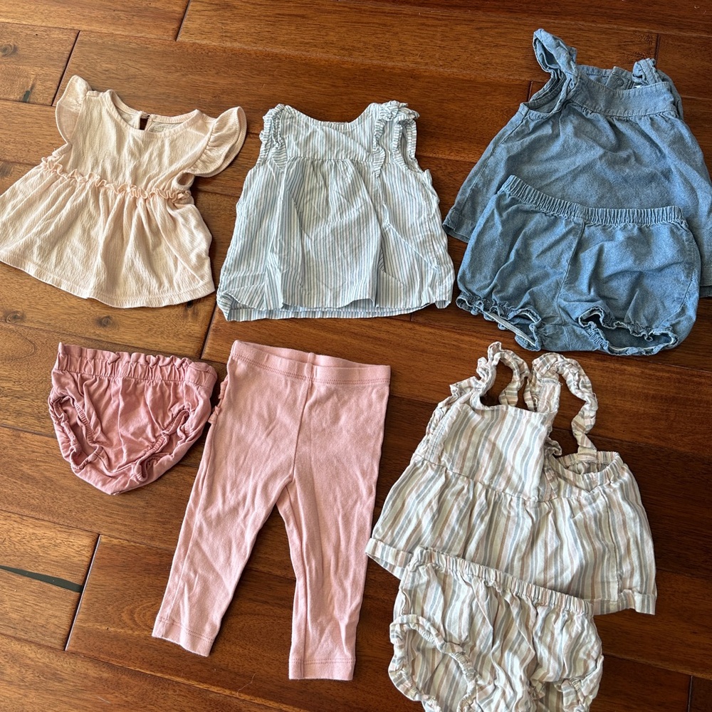 Carter's Pink and Blue Baby Clothing Set